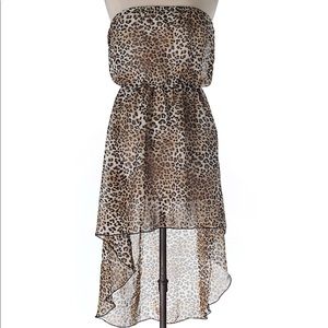 Body Central high-low strapless dress